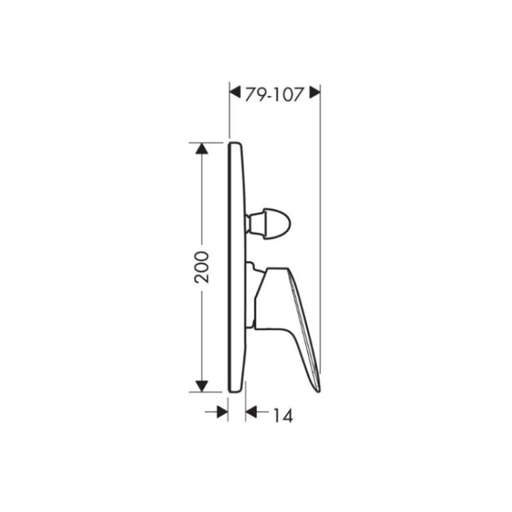 Hansgrohe 71409000 смеситель для душа Logis