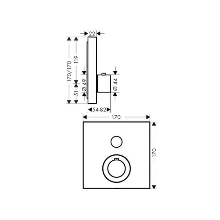 Axor 36714990: смеситель Gold скрытый монтаж
