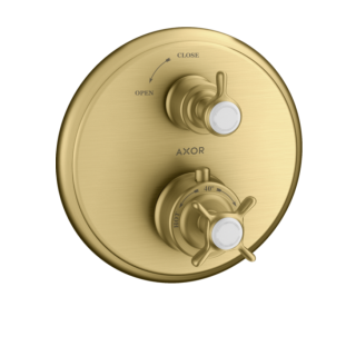 Axor Montreux Смеситель термостатический для душа Brushed Gold