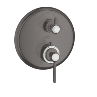 Axor Montreux Смеситель термостатический для душа на 2 потребителя Brushed Black Chrome
