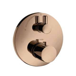 AXOR Uno Смеситель термостатический для душа золото красное полированное
