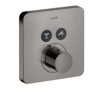 AXOR Showersolutions Смеситель термостатический для душа на 2 потребителя Black Chrome, Polished Black chrome
