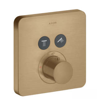 AXOR Showersolutions Смеситель термостатический для душа на 2 потребителя Brushed bronze