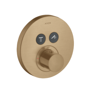 AXOR Showersolutions Смеситель термостатический для душа на 2 потребителя Brushed bronze