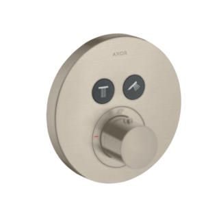AXOR Showersolutions Смеситель термостатический для душа на 2 потребителя Brushed Nickel
