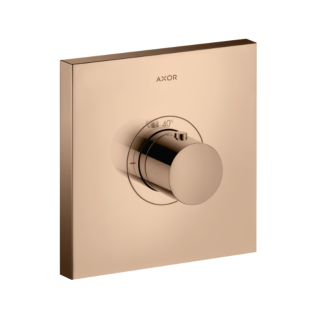 AXOR ShowerSelect Смеситель термостатический для душа золото красное полированное