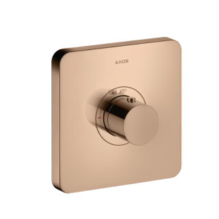 AXOR ShowerSelect Смеситель термостатический для душа золото красное полированное