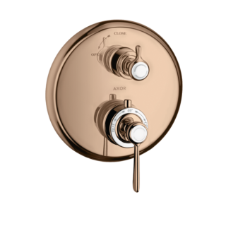 Axor Montreux Смеситель термостатический для душа золото красное полированное