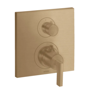 AXOR Citterio Смеситель термостатический для душа Brushed bronze