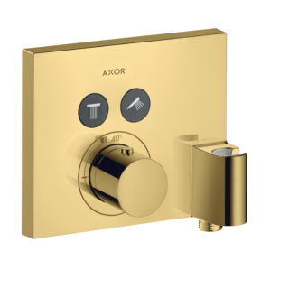 AXOR ShowerSelect Смеситель термостатический для душа на 2 потребителя Gold, Polished Gold
