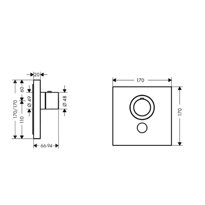 Axor 36716990 термостатический смеситель Gold