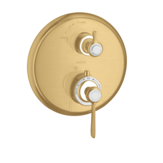 Axor Montreux Смеситель термостатический для душа Brushed Gold