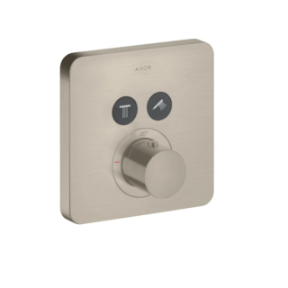 AXOR Showersolutions Смеситель термостатический для душа на 2 потребителя Brushed Nickel