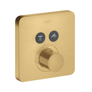 AXOR Showersolutions Смеситель термостатический для душа на 2 потребителя Brushed Gold