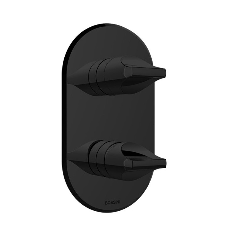 Bossini Z00501.073 смеситель скрытый душ, черный матовый