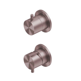 Quadro design Source Смеситель для душа на 2 потребителя Rose Gold, Oro Rosa, Pink Gold