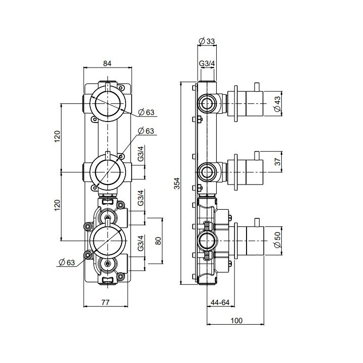 Quadro design 12 49.00 OR смеситель скрытый
