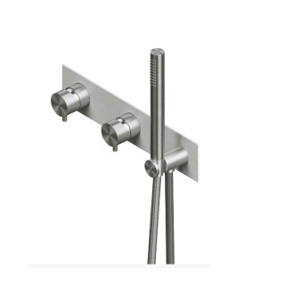 Quadro design Source Смеситель для душа на 2 потребителя Steel Brushed, Inox