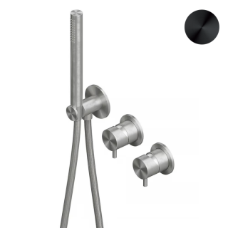 Quadro design Source Смеситель для душа на 2 потребителя Black gold