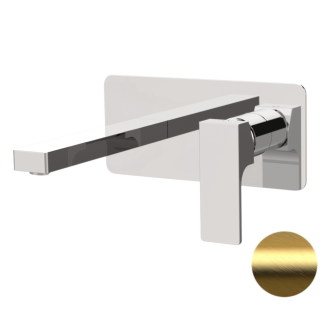 Remer Rubinetterie Absolute Смеситель для раковины 20 см золото брашированное