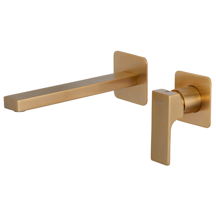 Remer AU15PLBG смеситель скрытый 23 см золото