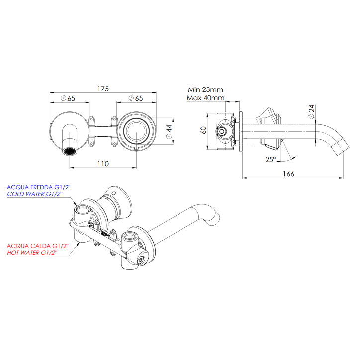 Remer ET15PBO смеситель скрытый белый матовый