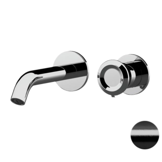 Remer Rubinetterie Element Смеситель для раковины черный брашированный хром