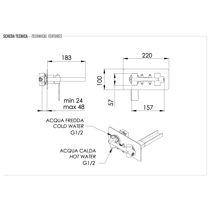 Remer Rubinetterie QC15 смеситель, артикул QC15