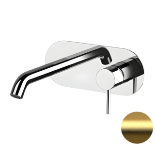 Remer Rubinetterie X Style Смеситель для раковины 16 см золото брашированное