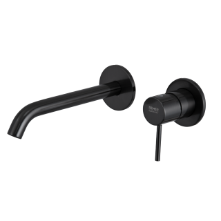 Remer Rubinetterie X Style Смеситель для раковины 16 см черный брашированный хром