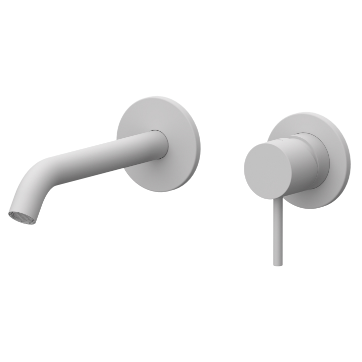 Remer X15PLBO смеситель скрытый белый 19 см