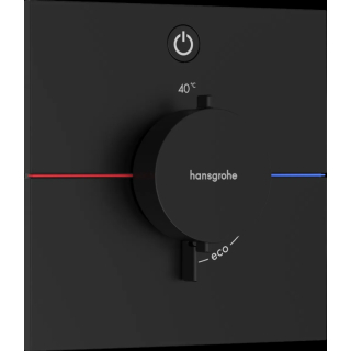 Hansgrohe 15571670 термостат для душа, черный матовый