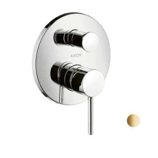 Axor Starck Смеситель для душа на 2 потребителя Gold, Polished Gold