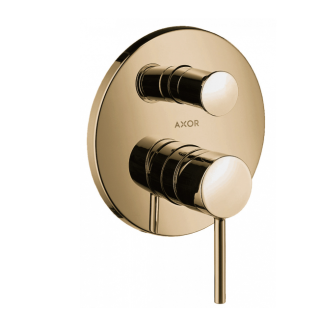 Axor Starck Смеситель для душа на 2 потребителя золото красное брашированное/шлифованное