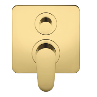 Axor Citterio M Смеситель для душа на 2 потребителя Gold, Polished Gold