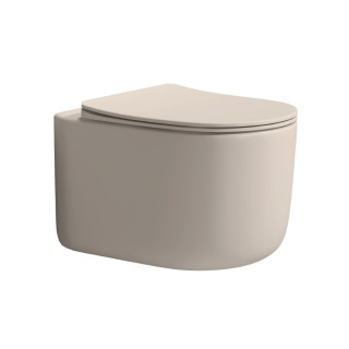 Boheme Flow Унитаз подвесной 36x51.5 см Latte Soft