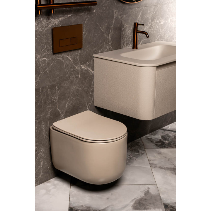 Boheme 969-SET-D унитаз подвесной Latte Soft