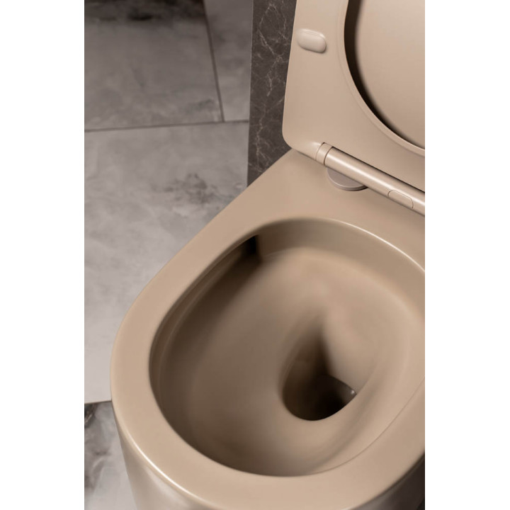 Boheme 969-SET-D унитаз подвесной Latte Soft