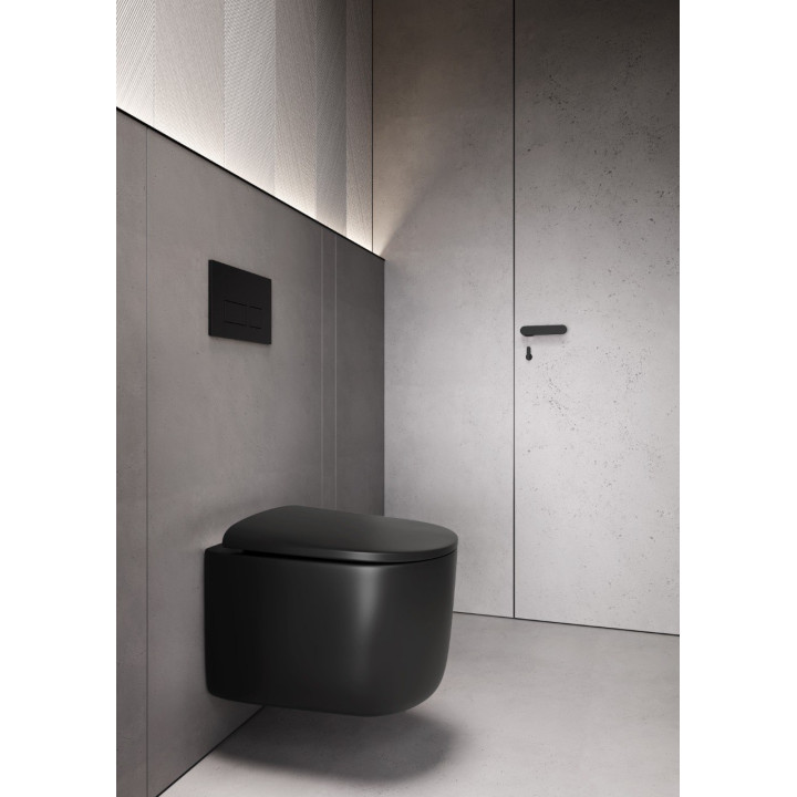 Boheme 969-SET-B унитаз подвесной Flow Black