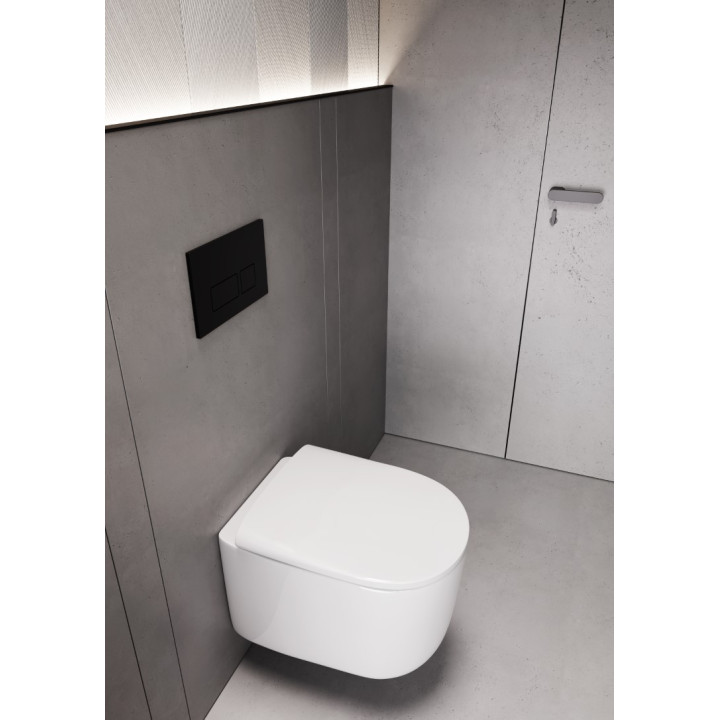 Boheme 969-SET-W унитаз подвесной Flow 36 см