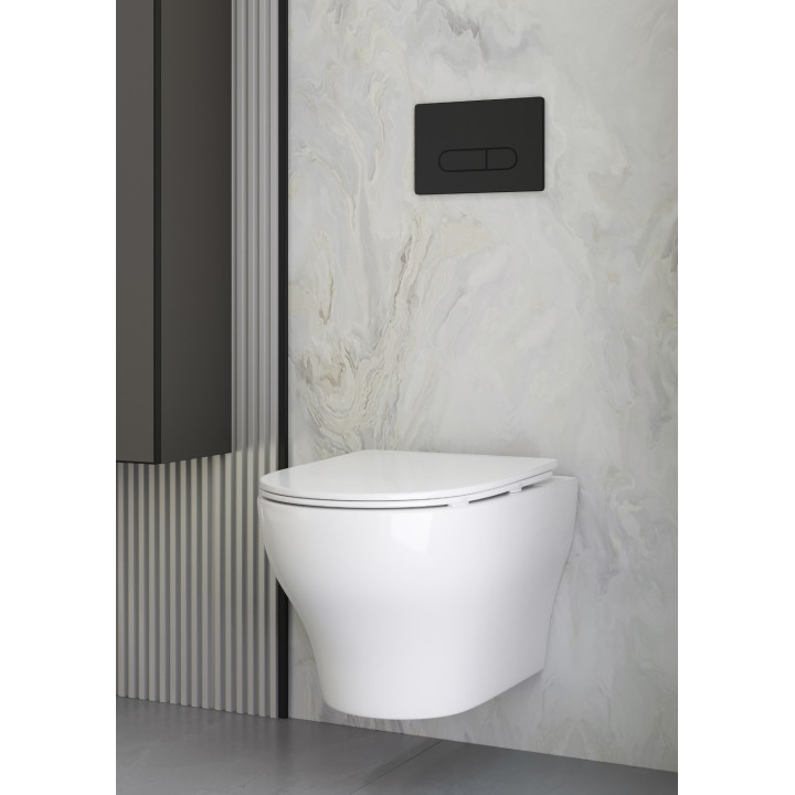 Boheme 978-SET-W унитаз подвесной Fiore 36x53 см