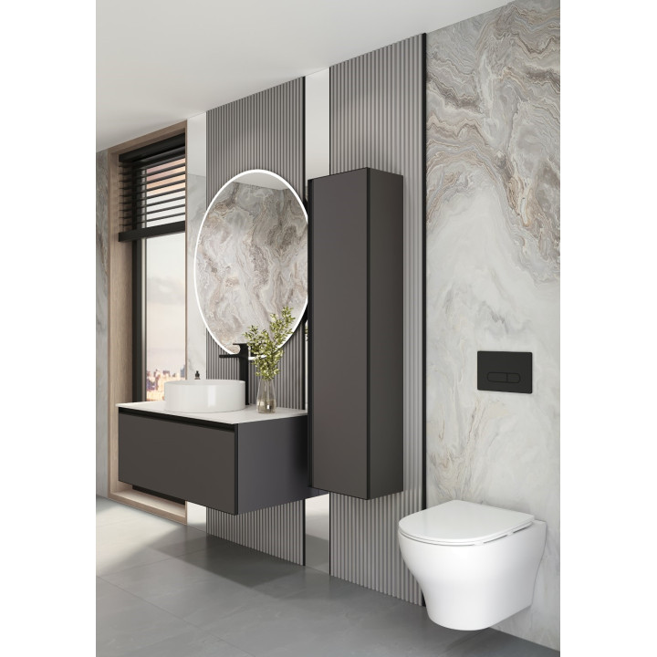 Boheme 978-SET-W унитаз подвесной Fiore 36x53 см