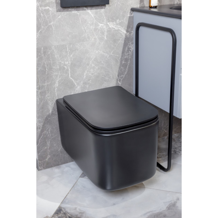 Boheme 970-SET-B унитаз Mane Black подвесной