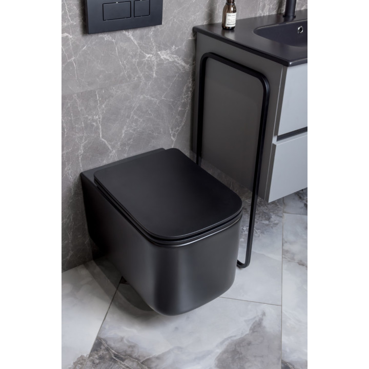 Boheme 970-SET-B унитаз Mane Black подвесной