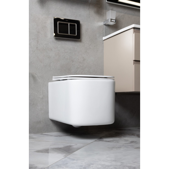 Boheme 970-SET-W унитаз подвесной 34x53 см W