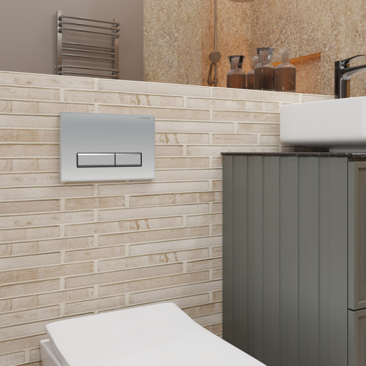 Клавиша смыва Charus Raiden хром - идеальный выбор, FP.321.46.01