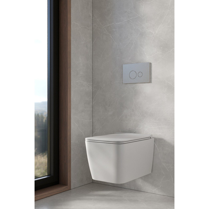 Унитаз Boheme Zen 967-SET-MW подвесной белый