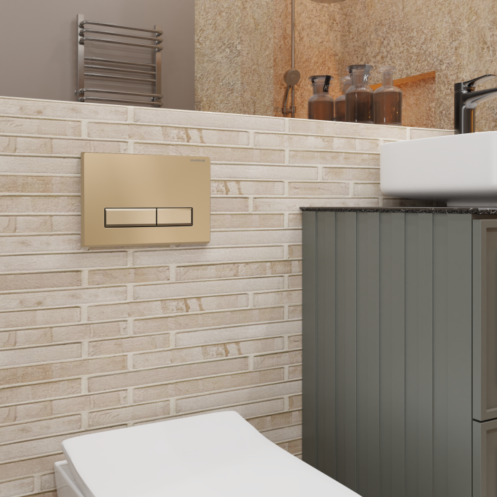 Клавиша смыва Charus Raiden бежевый - идеальное решение, FP.321.51.01