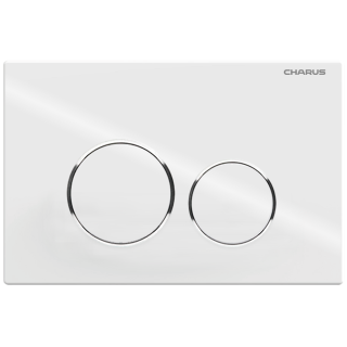 Клавиша смыва Charus Spazio белая - качественная сантехника, FP.330.11.01