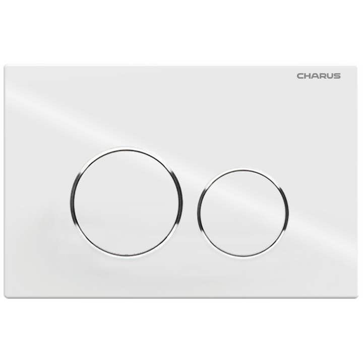 Клавиша смыва Charus Spazio белая - качественная сантехника, FP.330.11.01